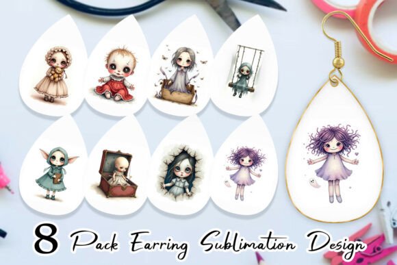Download Earring Haunted Doll Spirits - Haunted doll Collection