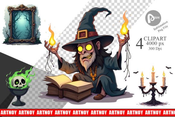 Download Gothic Haunted Objects Clipart - Gothic haunted Collection