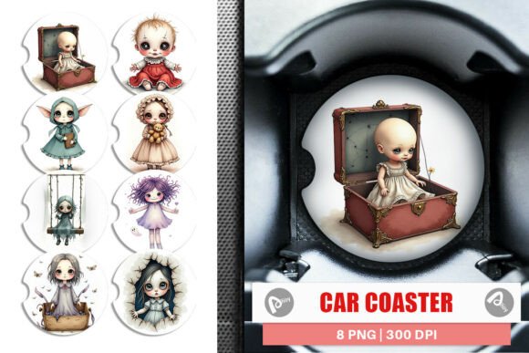 Download Car Coaster Haunted Doll Spirits - Haunted doll Collection