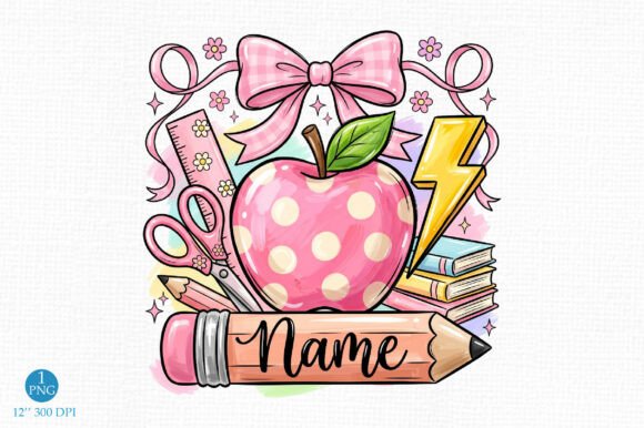 Download Pencil Name Frame PNG School Sublimation - Frame png Collection